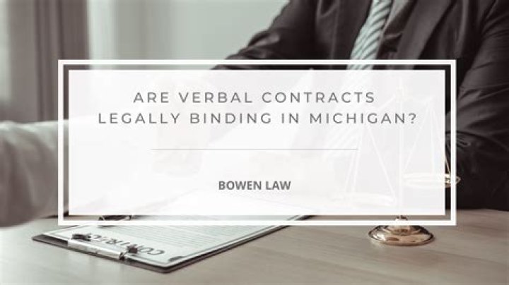 Are verbal listing contracts legally binding?