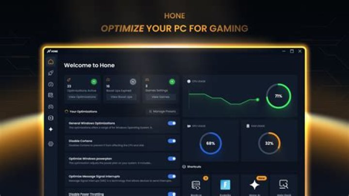 How do I optimize an app for my device?