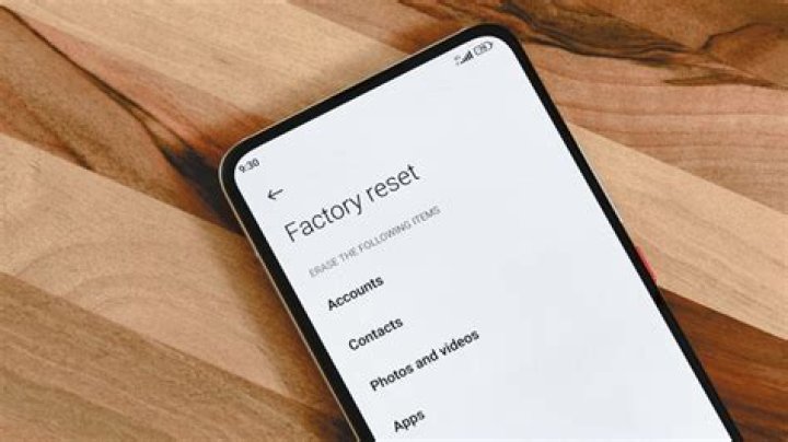 How long does it take to factory reset a Nexus 6?