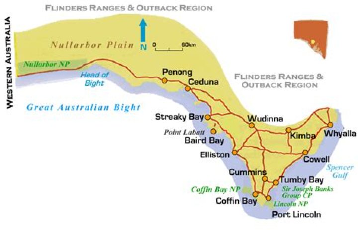 Where is the Eyre Peninsula?